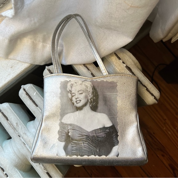 One-Of-A-Kind Marilyn Monroe Hand Crafted Decoupage Vintage Evening Clutch Purse - Picture 2 of 11